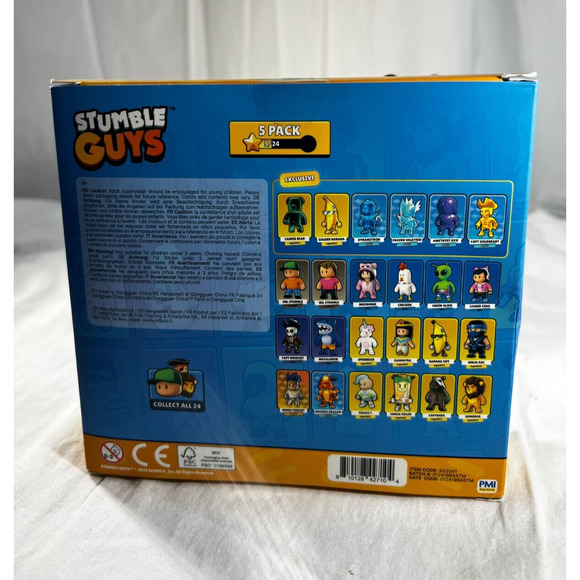 Stumble Guys Set 5 Action Figures Mystery Stumbler Cleopatra Velocit Noheart Mr - Picture 12 of 15